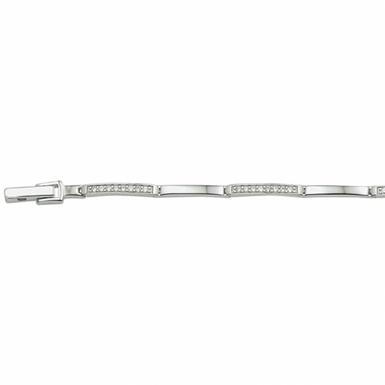 armband zirkonia 2,5 mm 18 cm - 2008031