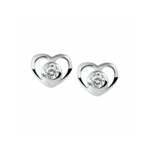 oorknoppen hart zirkonia - 2010764 oorknoppen hart zirkonia - 2010764