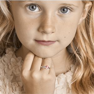 ring bloem en roze zirkonia - 2009879 ring bloem en roze zirkonia - 2009879