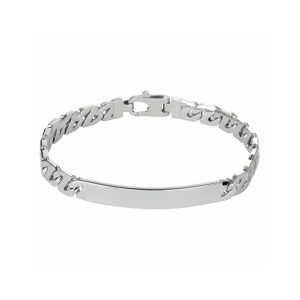 graveerarmband gourmette plaat 6,5 mm - 2009692