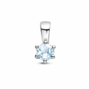 hanger met geboortesteen 10 mm aquamarijn - 2011288 hanger met geboortesteen 10 mm aquamarijn - 2011288