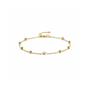 armband bolletjes gediamanteerd 2,5 mm 16,5 - 17,5 - 19 cm - 2011264