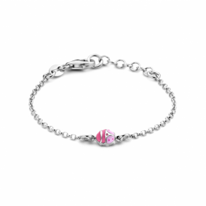 armband lieveheersbeestje emaille 11 + 2 cm - 2012005