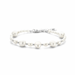 armband parels 7,5 mm 16 + 3 cm - 2008033 armband parels 7,5 mm 16 + 3 cm - 2008033