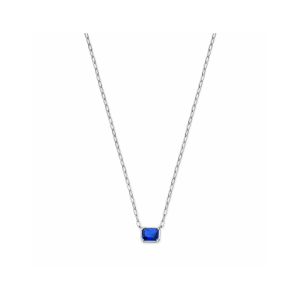 collier blauw zirkonia 40 + 4 cm - 2008508 collier blauw zirkonia 40 + 4 cm - 2008508