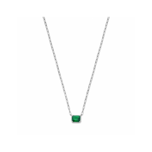 collier groen zirkonia 40 + 4 cm - 2008506