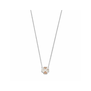 collier bloem parelmoer 36 + 4 cm - 2009013