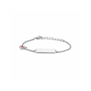 graveerarmband beer en hart plaat 4,5 mm 11 + 2 cm - 2011262