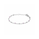 armband bolletjes roze emaille 13 + 3 cm - 2011114