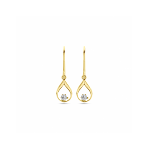 oorhangers franse haak zirkonia 23 mm - 2010137 oorhangers franse haak zirkonia 23 mm - 2010137