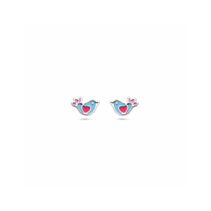 oorknoppen vogel emaille 5 mm - 2010330 oorknoppen vogel emaille 5 mm - 2010330