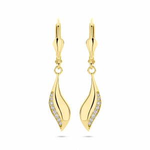 oorhangers zirkonia brisur haak 32 mm - 2011459 oorhangers zirkonia brisur haak 32 mm - 2011459