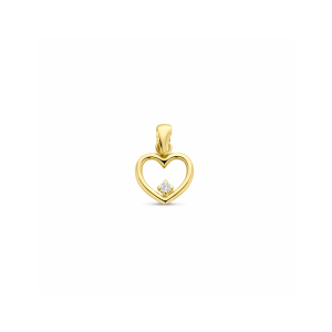 hanger hartje zirkonia 13 mm - 2010787 hanger hartje zirkonia 13 mm - 2010787