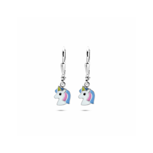 oorhangers emaille eenhoorn brisur haak 22 mm - 2010692 oorhangers emaille eenhoorn brisur haak 22 mm - 2010692