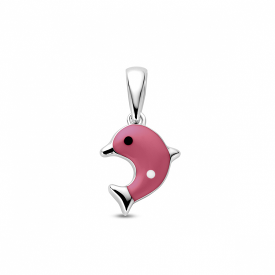 hanger emaille dolfijn rood 17 mm - 2011955 hanger emaille dolfijn rood 17 mm - 2011955
