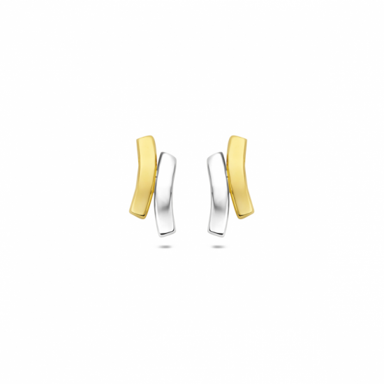 9k oorknoppen bicolor gestift 12 mm - 2011809